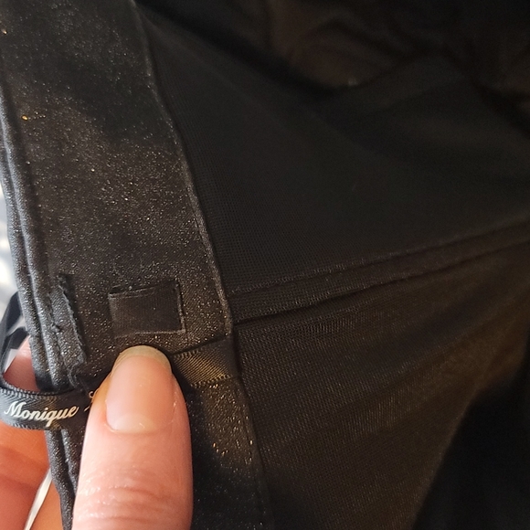 COPY - Shimmery Black Dress - Picture 4 of 6